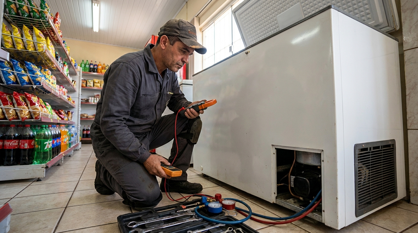 Conserto de placa eletrônica de freezer em Fortaleza‑CE